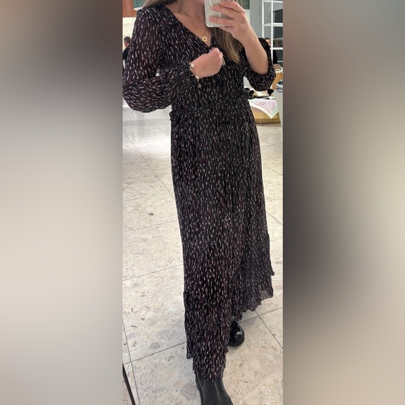 Scotch & Soda Long Print Dress NWOT Size 38 (M) - Picture 2 of 2